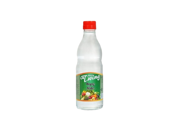 White Vinegar Glass Bottle